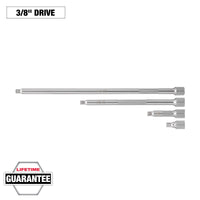 Milwaukee 4 pc 3/8” Drive Extension Set — 48-22-9341