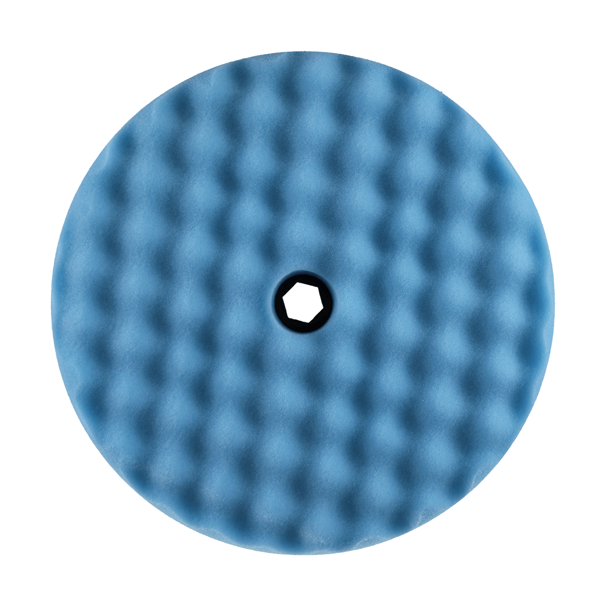 Buff and Shine 852SP 8 in Baby Blue Double-Sided Foam Snap Finishing Pad