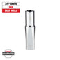 Milwaukee 3/8" Drive 3/8" SAE Deep Socket with FOUR FLAT™ Sides — 45-34-3750