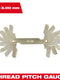 Milwaukee 0.35-3.00 mm Metric Thread Pitch Gauge — 49-57-5012