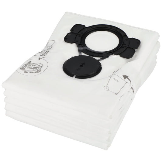 Mirka DE-FDB Fleece Dust Bags, 5-Pack, Fleece Dust Bag for DE-1230, DE-FDB