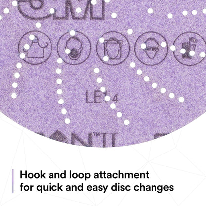 3M™ Xtract Cubitron II Hookit Clean Sanding Film Disc 775L, 220+, 5 in, Pack of 50 Hook and Loop Sanding Discs, 31471