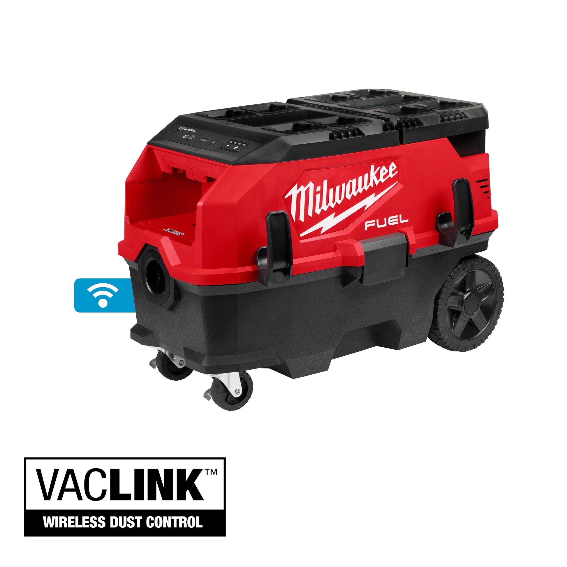 Milwaukee M18 FUEL™ 9 Gallon Dual Battery Dust Extractor w/ PACKOUT™ Compatibility and VACLINK™ — 0888-20