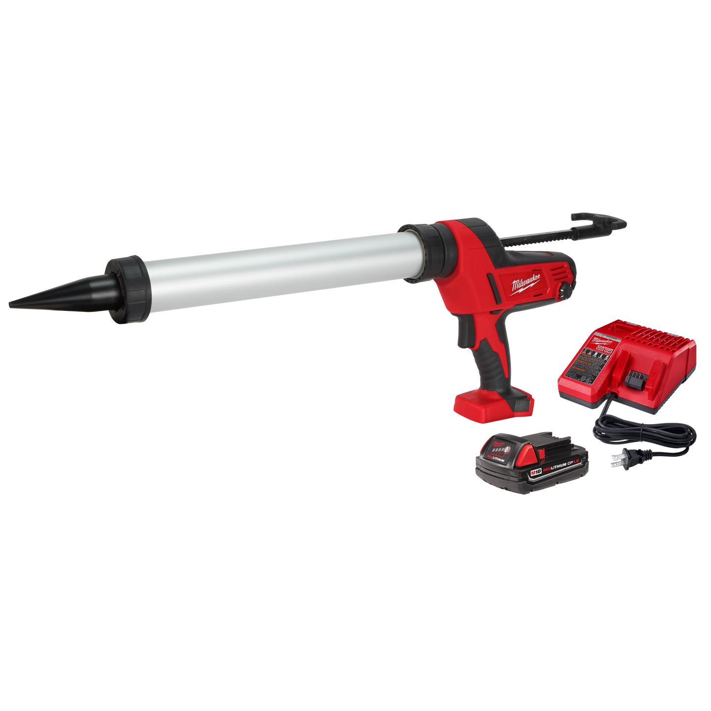 Milwaukee M18™ Cordless 20-oz Aluminum Barrel Caulk and Adhesive Gun Kit — 2642-21CT