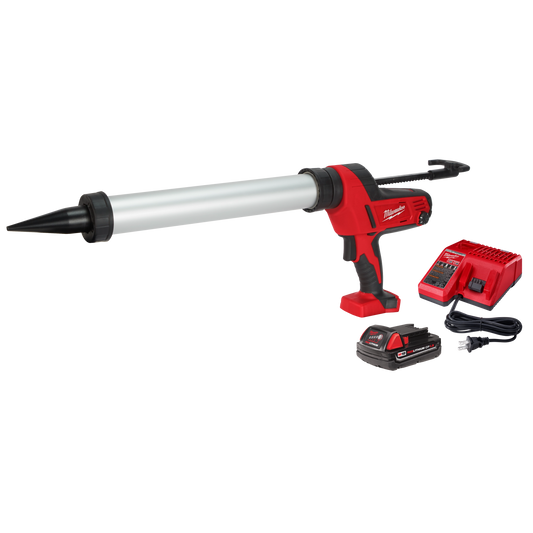 Milwaukee M18™ Cordless 20-oz Aluminum Barrel Caulk and Adhesive Gun Kit — 2642-21CT