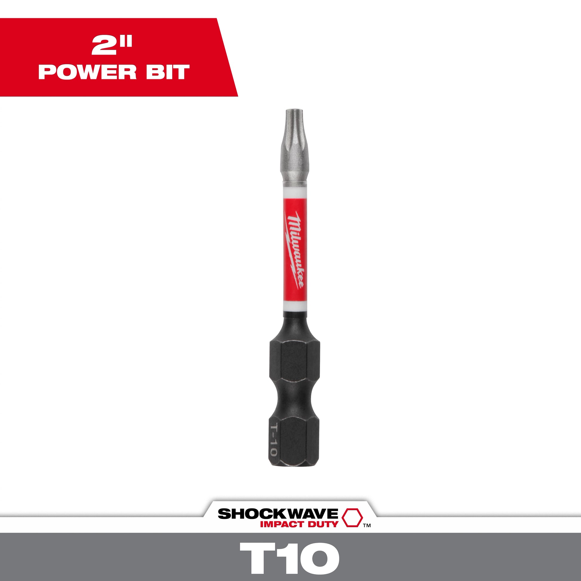 Milwaukee SHOCKWAVE™ Impact Duty 2"TORX® T10 Power Bit — 48-32-4482