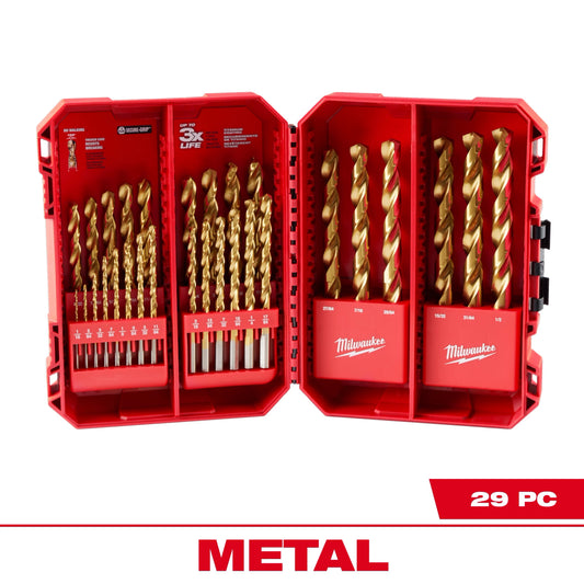 Milwaukee 29 PC THUNDERBOLT® Titanium Drill Bit Set — 48-89-0012