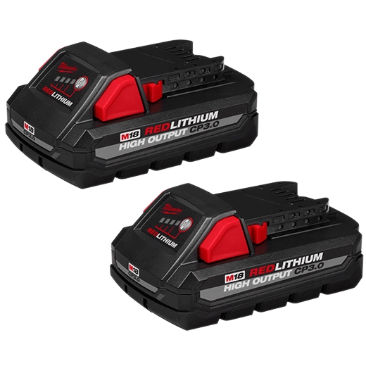 Milwaukee M18™ REDLITHIUM™ HIGH OUTPUT™ CP3.0 Battery 2-Pack — 48-11-1837