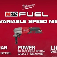 Milwaukee M12 FUEL™ 16 Gauge Variable Speed Nibbler — 2476-20