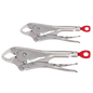 Milwaukee 2 Piece 7" & 10" Curved Jaw Locking Pliers with Maxbite — 48-22-3702