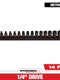 Milwaukee 14 PC SHOCKWAVE™ Impact Duty Metric Standard 6 Point Socket Set — 49-66-7002