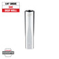 Milwaukee 1/4" Drive 11/32" SAE Deep Socket with FOUR FLAT™ Sides — 45-34-9017