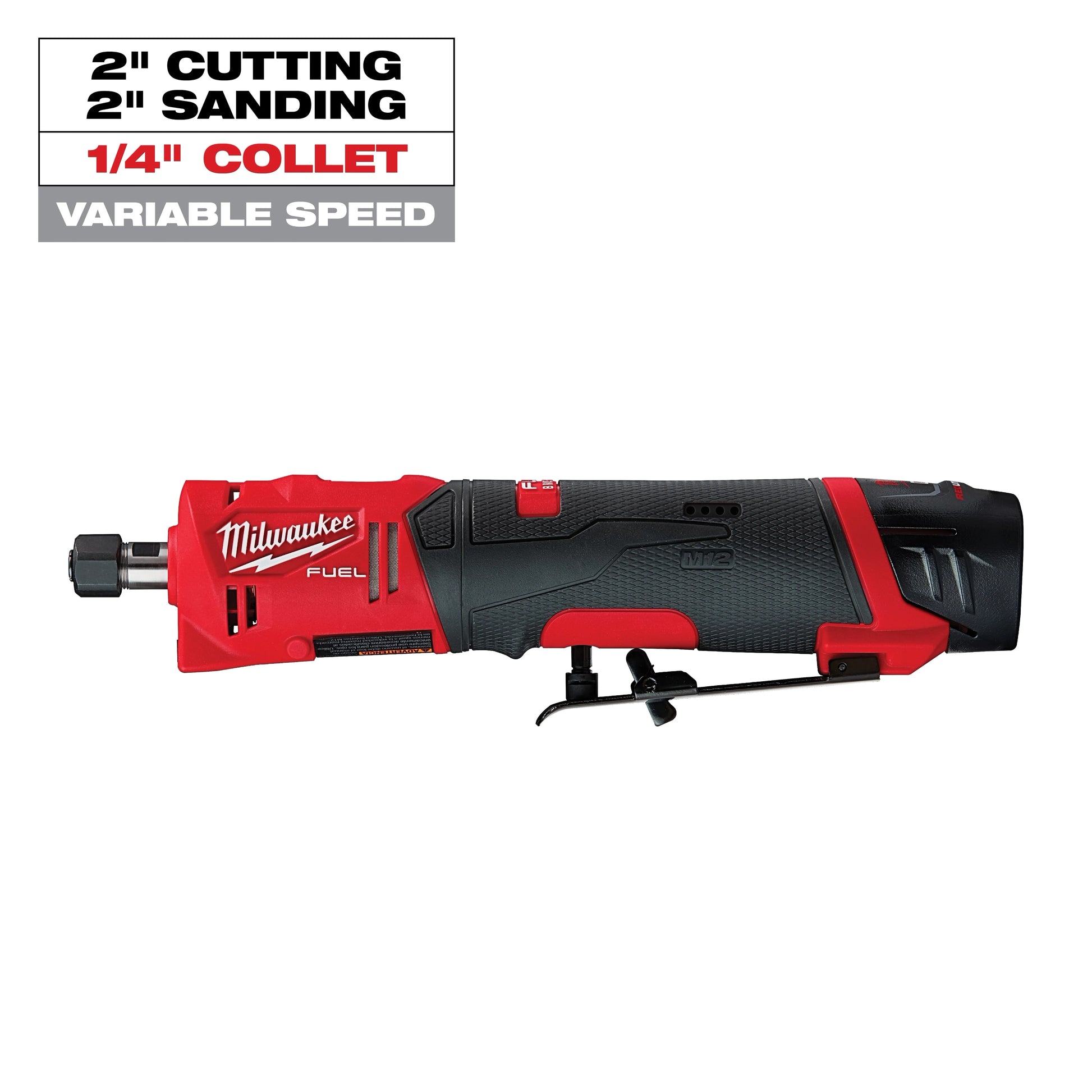 Milwaukee M12 FUEL™ 1/4" Straight Die Grinder Kit — 2486-22