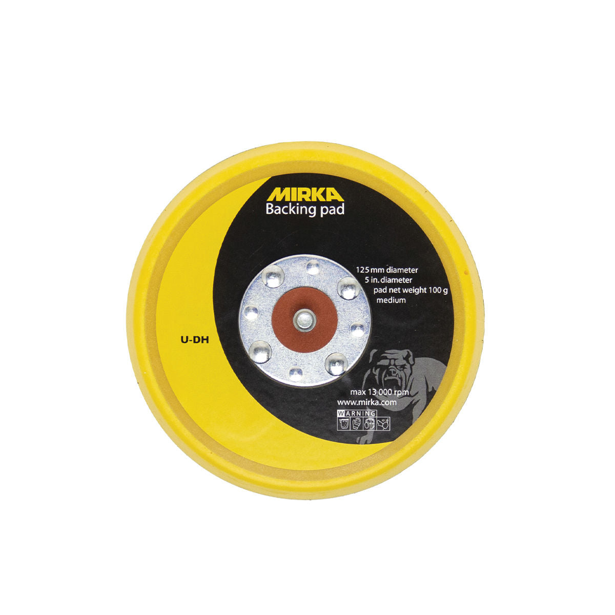 Mirka 5-Inch Backing Pads — PSA or Grip, Grip / soft — 105SG, 105SG