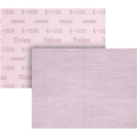 KOVAX® Tolex® 191-1533 Super-Tack Sanding Sheet, 130 mm W x 170 mm L, 1500 Grit, K-1500 Grade, Aluminum Oxide