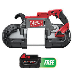M18 FUEL BAND SAW DEEP CUT CORDLESS TOOL ONLY W/FREE M18 RED LITHIUM 5.0XC