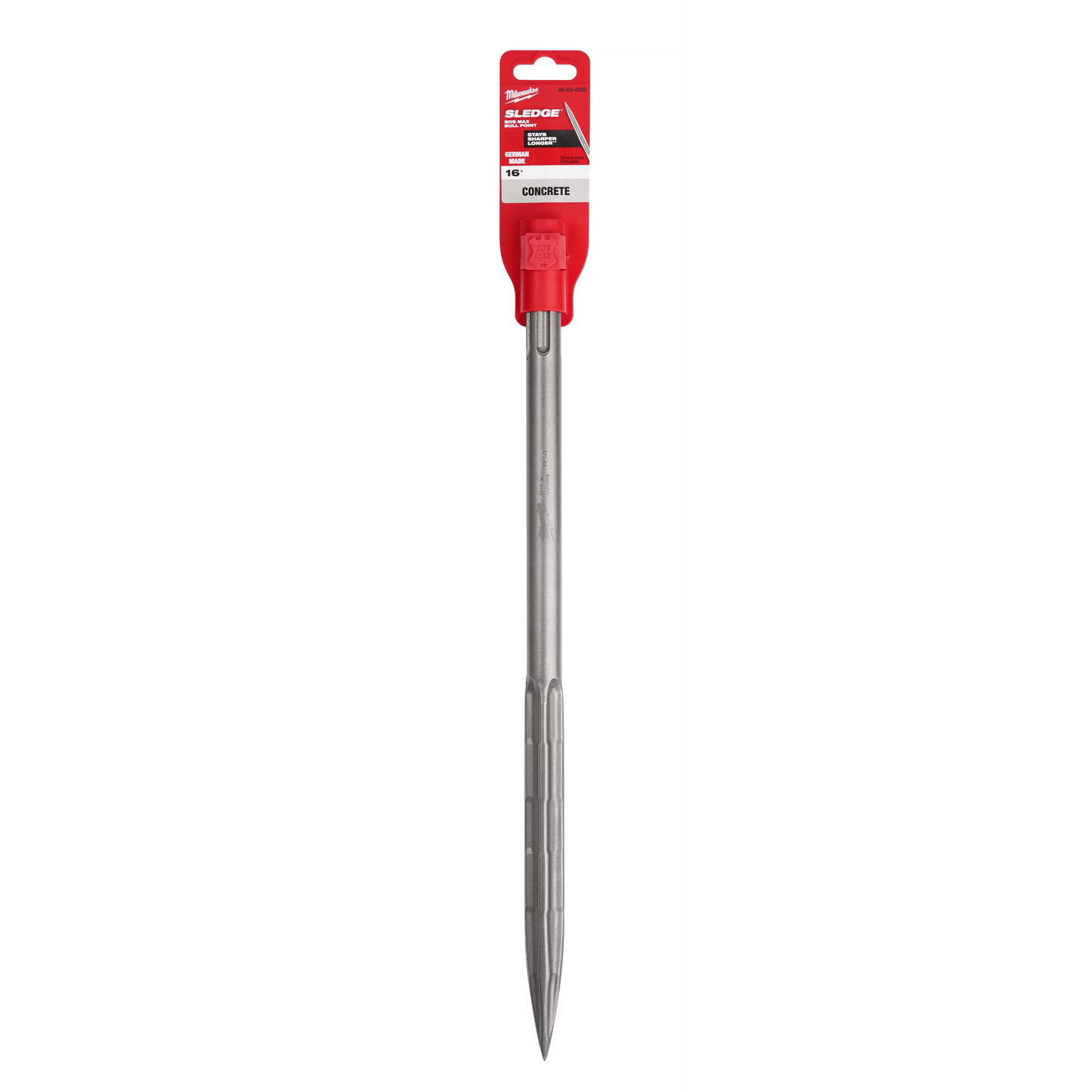 Milwaukee SDS Max SLEDGE™ 16" Bull Point Chisel — 48-62-4250
