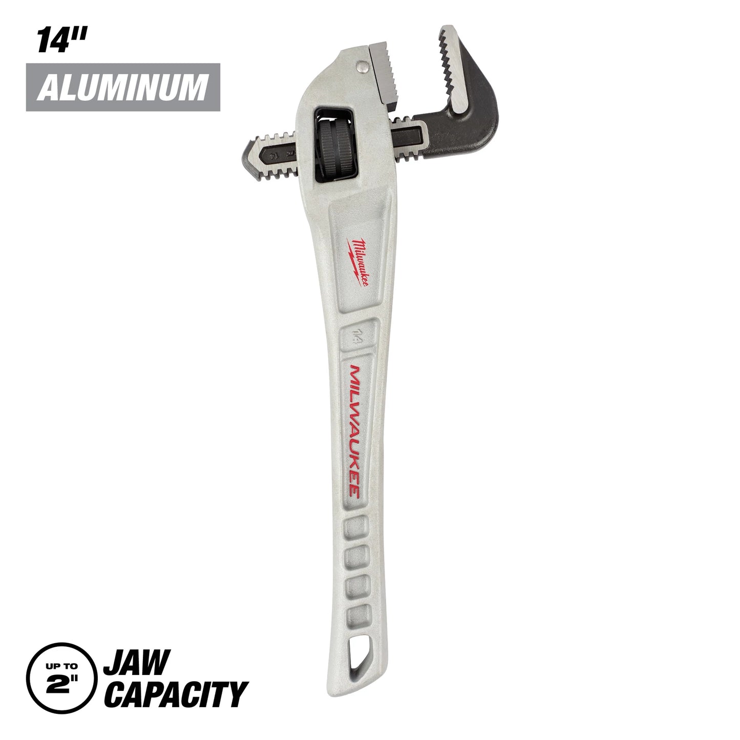 Milwaukee 14" Aluminum Offset Pipe Wrench — 48-22-7184
