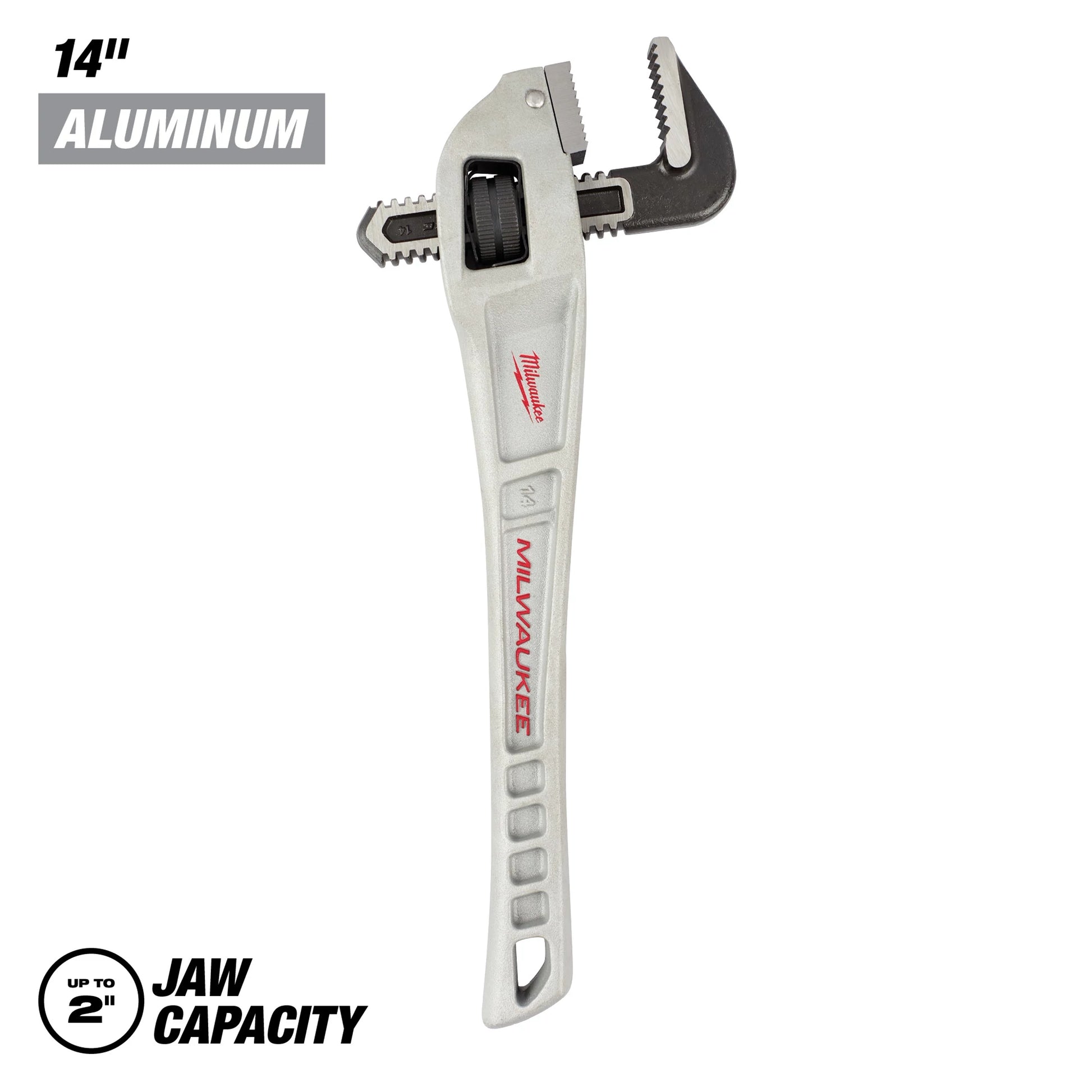 Milwaukee 14" Aluminum Offset Pipe Wrench — 48-22-7184