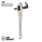 Milwaukee 14" Aluminum Offset Pipe Wrench — 48-22-7184