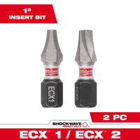 Milwaukee 2 PC SHOCKWAVE™ Impact Duty 1" Impact Duty ECX Combo Kit — 48-32-4440