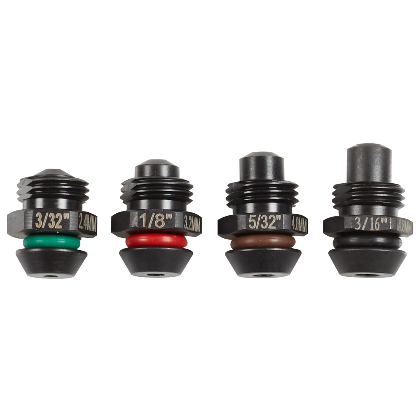 Milwaukee M12™ Rivet Tool Retention Nose Pieces 4 PK — 48-54-0100