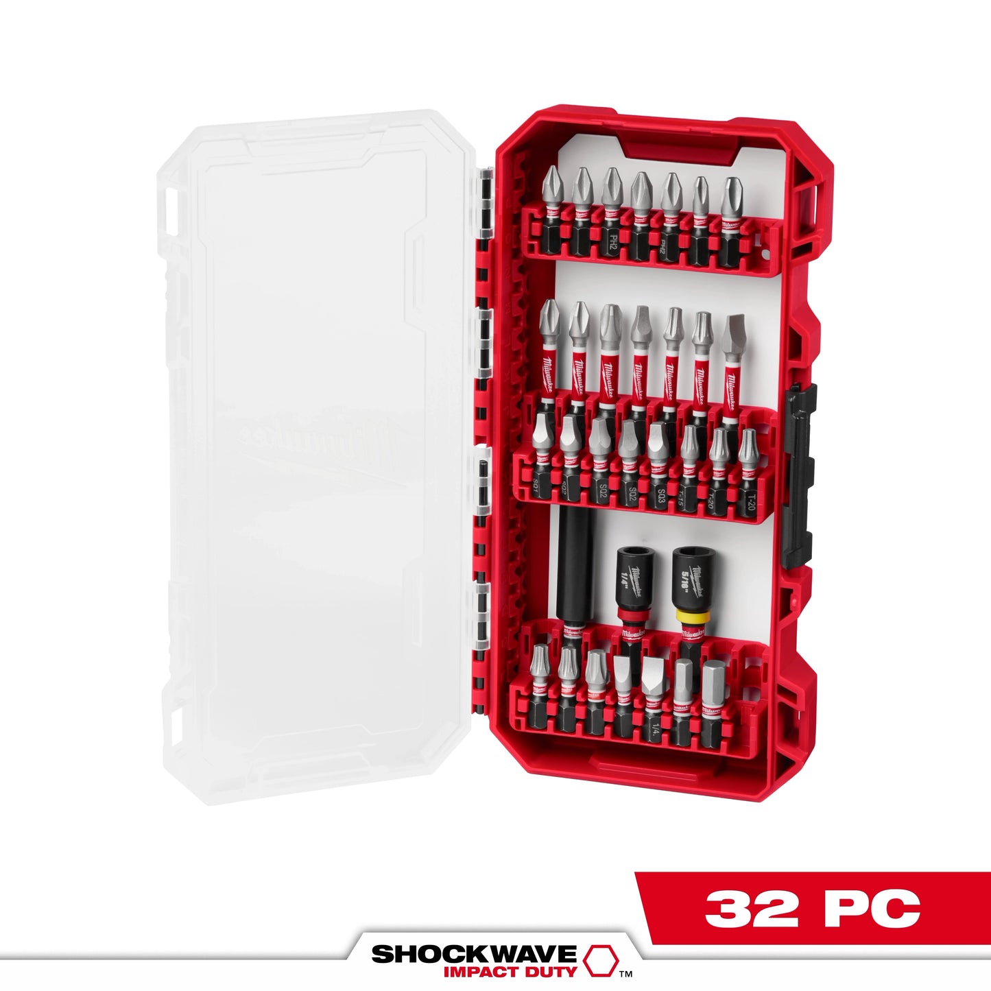 Milwaukee 32 PC SHOCKWAVE™ Impact Duty Driver Bit Set — 48-32-4004