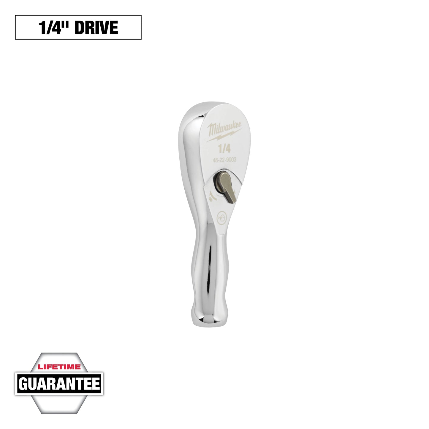 Milwaukee 1/4” Drive 3” Ratchet — 48-22-9003