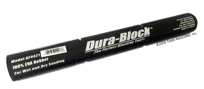 Dura-Block AF4421 Round Hook-and-Loop Sanding Block — 1 sanding block