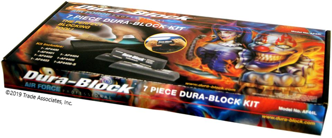 Dura-Block AF44L 7-Piece Sanding Block Kit — 1 kit