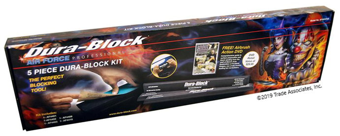 Dura-Block AF44XDVD 5-Piece Sanding Block Kit with DVD — 1 kit