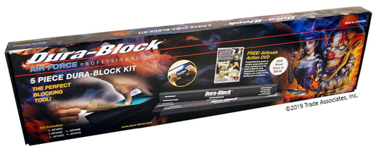 Dura-Block AF44XDVD 5-Piece Sanding Block Kit with DVD — 1 kit