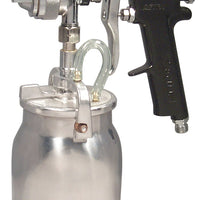 Astro Pneumatic Spray Gun with Cup - Black Handle - 1.8mm Nozzle - manufacturer part AS7SP