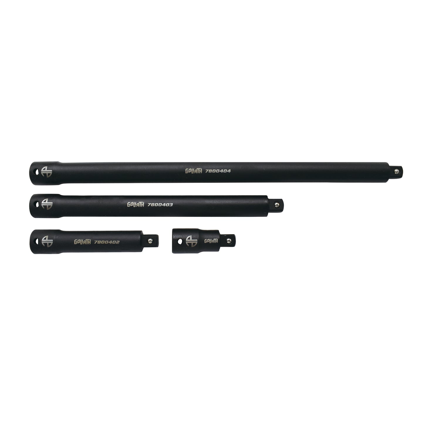 Astro Pneumatic 4pc 1/2" Drive Goliath Torque-Saver Impact Extension Bar Set - manufacturer part 78004