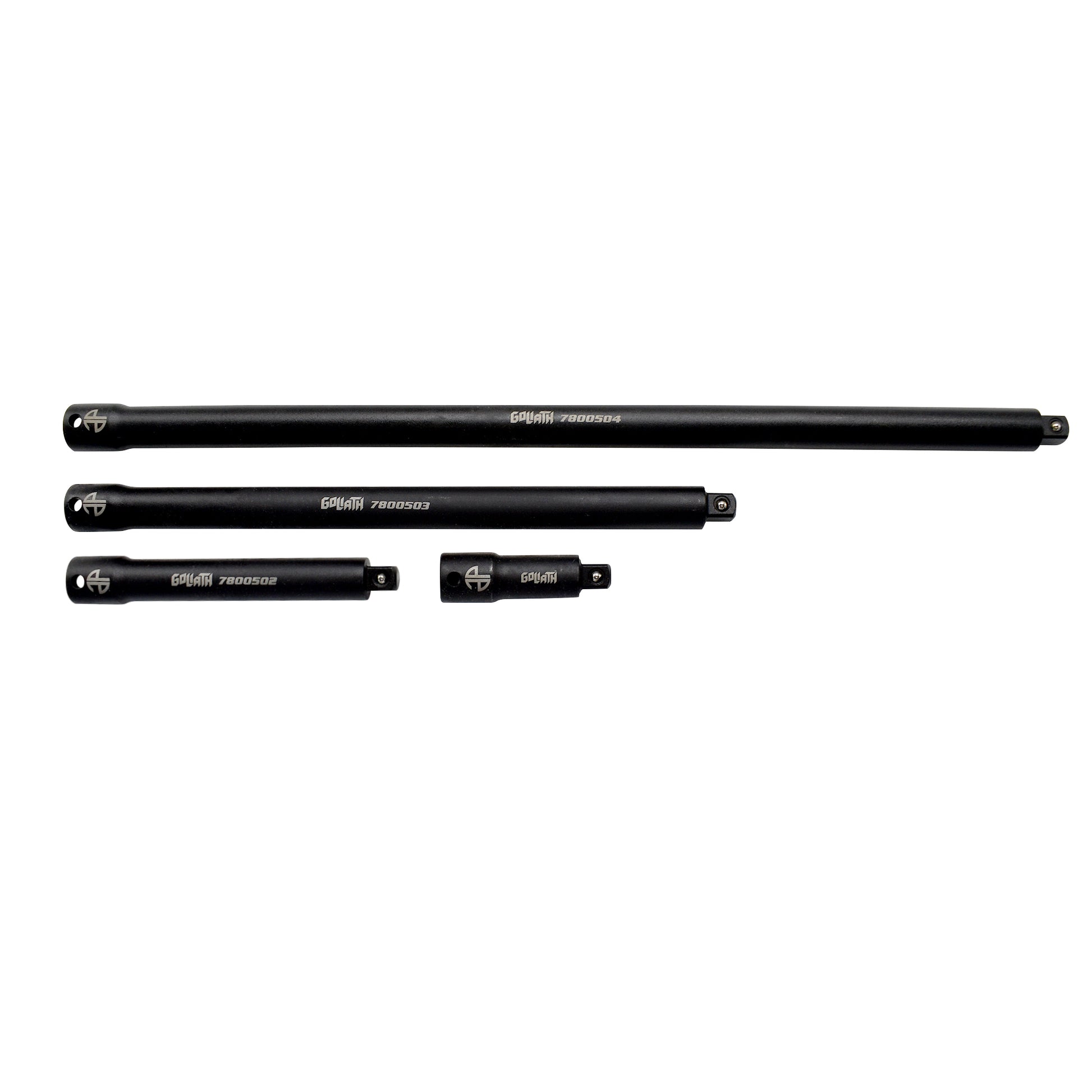 Astro Pneumatic 4-Piece 3/8" Drive Goliath Torque-Saver Impact Extension Bar Set - manufacturer part 78005