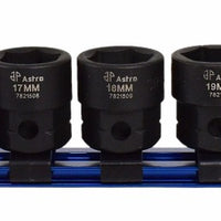 Astro Pneumatic 15pc 1/2" Drive Nano Impact Sockets - Metric - manufacturer part 78215