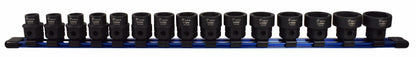 Astro Pneumatic 15pc 1/2" Drive Nano Impact Sockets - Metric - manufacturer part 78215