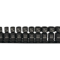 Astro Pneumatic 10-Piece 1/2" Drive Nano Pinless Universal Impact Sockets - SAE - manufacturer part 78240