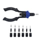 Astro Pneumatic Hand Rivet Stud Setter Kit - Metric & SAE with Rivet Studs - manufacturer part 1455