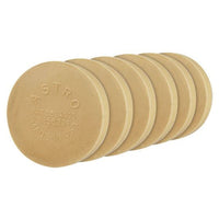 Astro Pneumatic Smart Eraser® 400E6 Eraser Pad, 4 in Dia, 5/16-24 Arbor/Shank, 4000 rpm, Rubber, Beige - manufacturer part 400000000