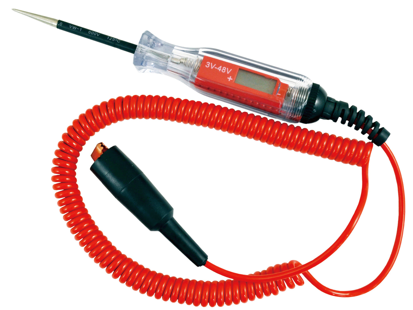 Astro Pneumatic Digital LCD 3-48V Wide Range Circuit Tester - manufacturer part 7764