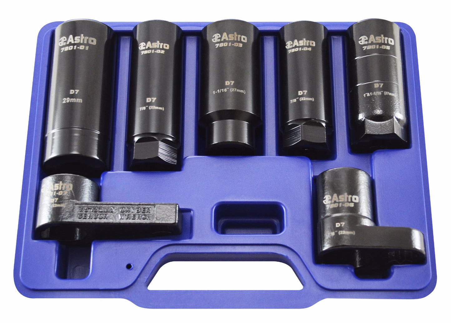Astro Pneumatic 7pc. Sensor & Sending Unit Socket Set - manufacturer part 7801