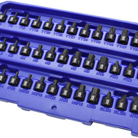 Astro Pneumatic 42-Piece 1/4" Drive Low Profile Nano Impact Bit Socket Set - manufacturer part 78142