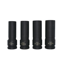 Astro Pneumatic 1/2" Drive 1/2 Size Thin Wall Lug Nut Socket Set - 17.5 - 22.5mm - manufacturer part 78204