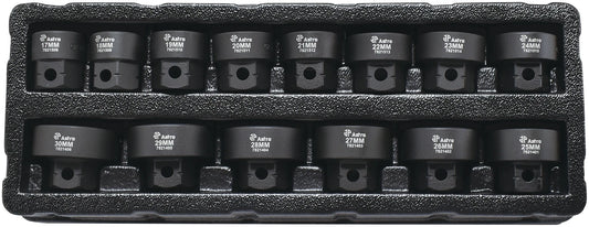 Astro Pneumatic 14pc 1/2" Drive Low Profile Nano Impact Socket Set - No Skips - manufacturer part 78214