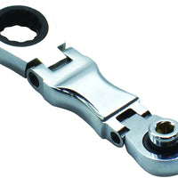 Astro Pneumatic Stubby Ratcheting Flex Head Double Box End Wrench for Nano Sockets - manufacturer part 78301