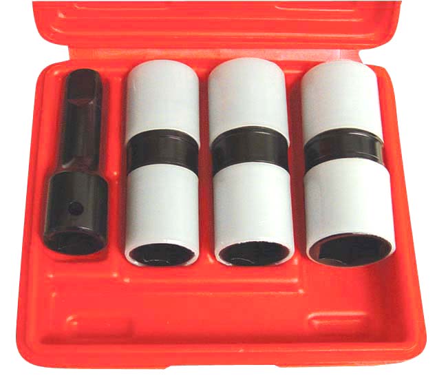Astro Pneumatic 4pc. 1/2" Drive Thin Wall Flip Impact Socket Set with Protective Sleeve - manufacturer part 78803