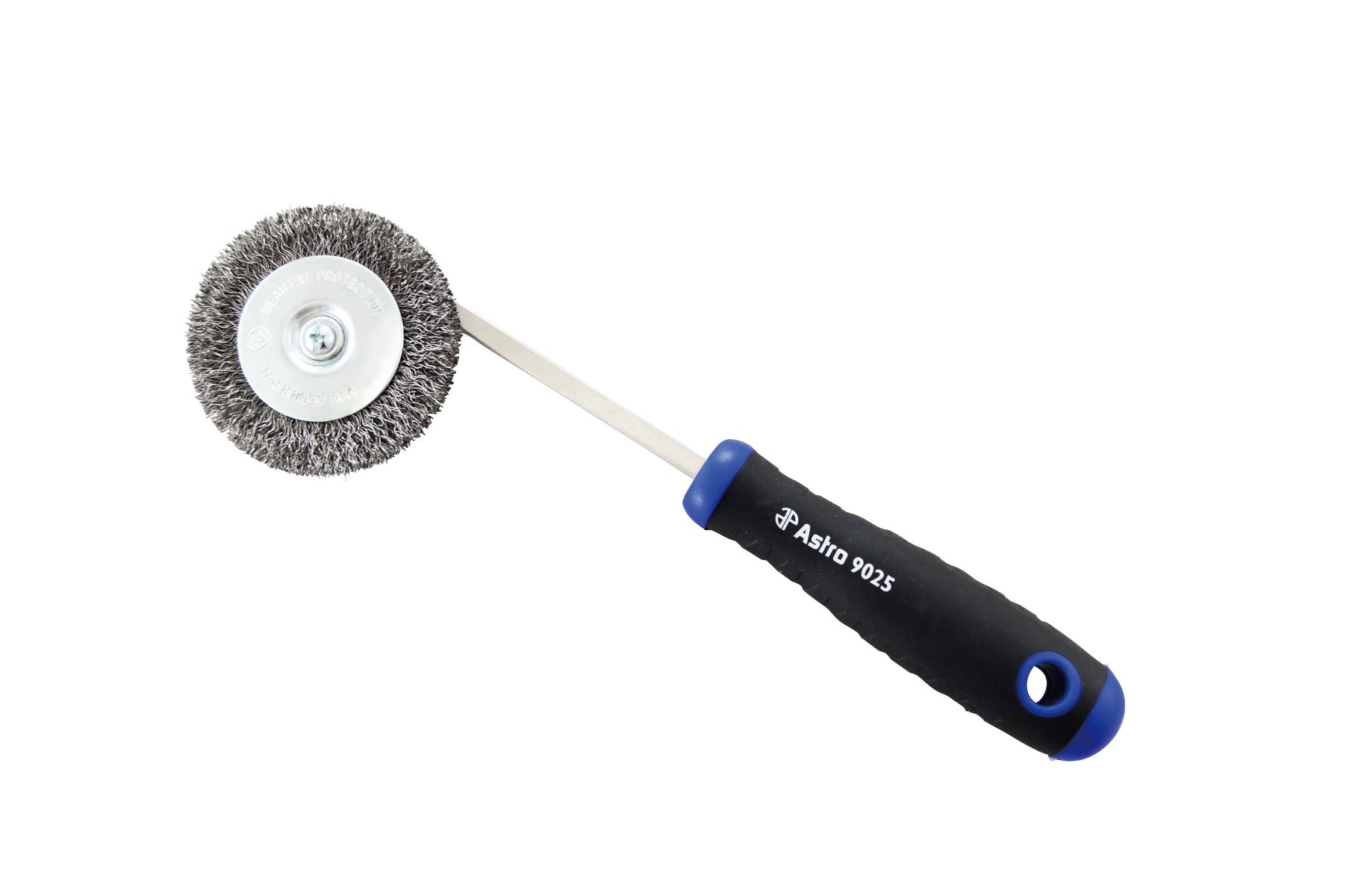 Astro Pneumatic 3" Wire Wheel Hand Brush W/ Interchangeable Head - manufacturer part 9025