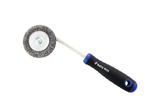 Astro Pneumatic 3" Wire Wheel Hand Brush W/ Interchangeable Head - manufacturer part 9025