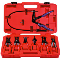 Astro Pneumatic 7pc. Hose Clamp Pliers Assortment Kit - manufacturer part 9406
